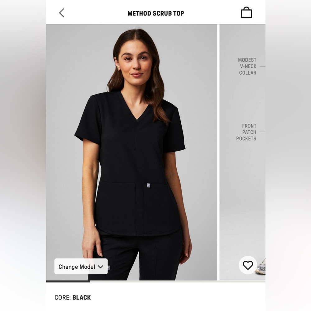 Fabletics Scrub Top - image 1